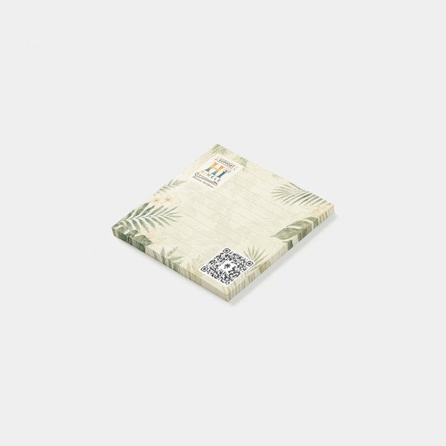 Bloco De Notas Notas Post-it® HIMELE Palma Tropical (Inclinado)