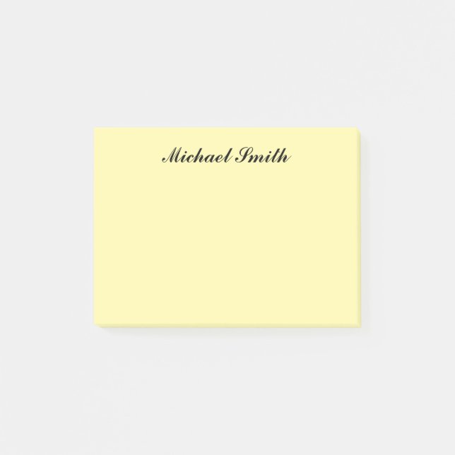 Bloco De Notas Notas Post-it® Personalizadas (Frente)