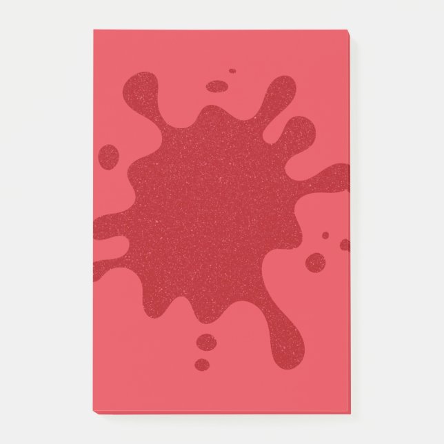 Bloco De Notas Notas Post-it® Personalizadas Tomate Vermelho Spla (Frente)