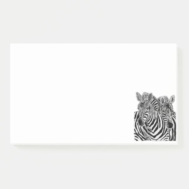 Bloco De Notas Notas Post-it® Zebra (Frente)