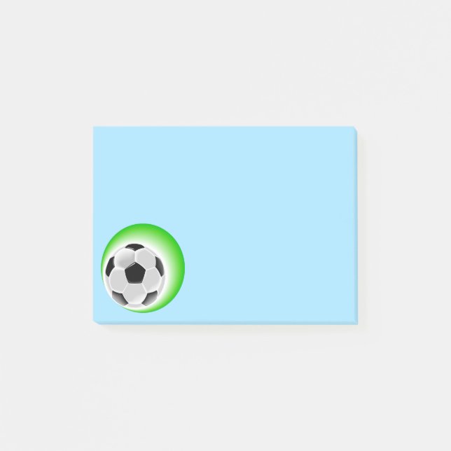 Bloco De Notas Notas postadas-de-Posto-de-bola-futebol (Frente)