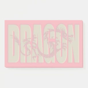 Bloco De Notas notas postadas do dragão