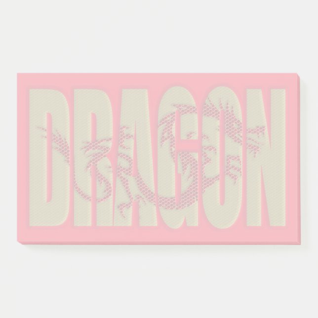 Bloco De Notas notas postadas do dragão (Frente)