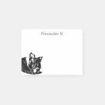 Notas Postadas personalizadas de Boston Terrier Pu