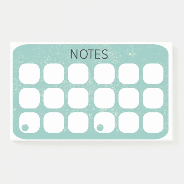 Bloco De Notas Notas, postar  (Frente)