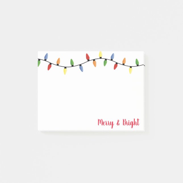 Bloco De Notas Notas Postes de Feriados (Frente)