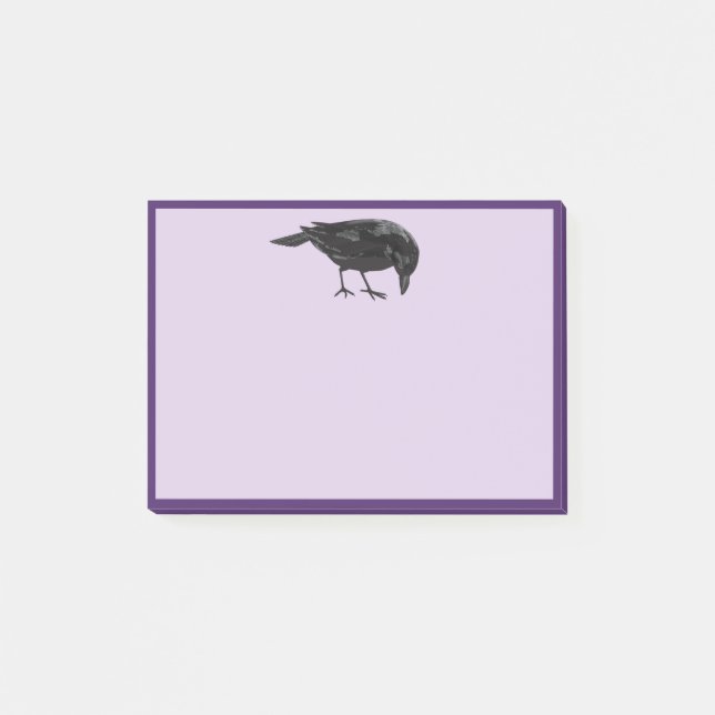 Bloco De Notas Notas Simples de Raven Preto (Frente)