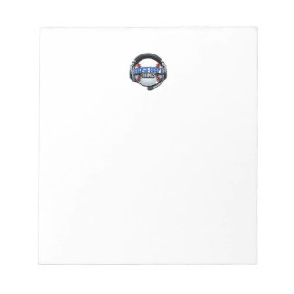 Bloco De Notas Notebook com toques de beisebol