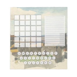 Bloco De Notas Notebook Wordle Scratch Pad - Tivoli