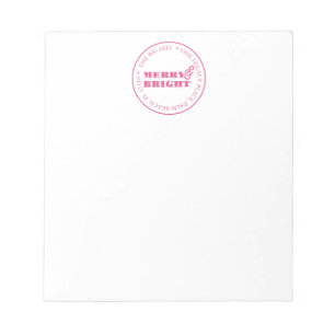 Bloco De Notas Notebooks de Natal Rosa