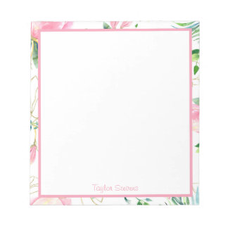 Bloco De Notas Notebooks Florais Personalizados