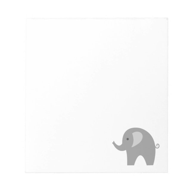Bloco De Notas Notebooks personalizados com design de elefante de (Frente)