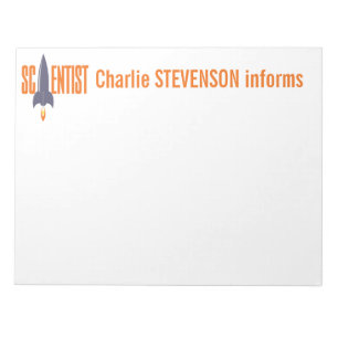 Bloco De Notas Notebooks personalizados da Rocket Scientist