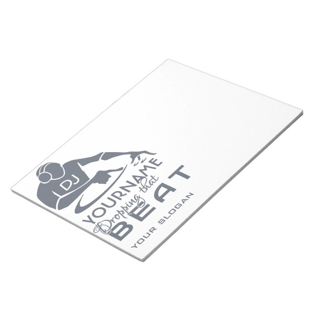 Bloco De Notas Notebooks personalizados DJ (Inclinado)