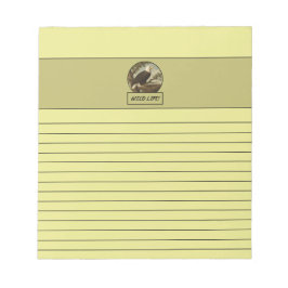 Bloco De Notas Notepad Amarelo-Claro-Águia-Balda