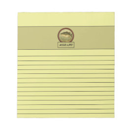 Bloco De Notas Notepad Amarelo-Claro-Largemouth Bass