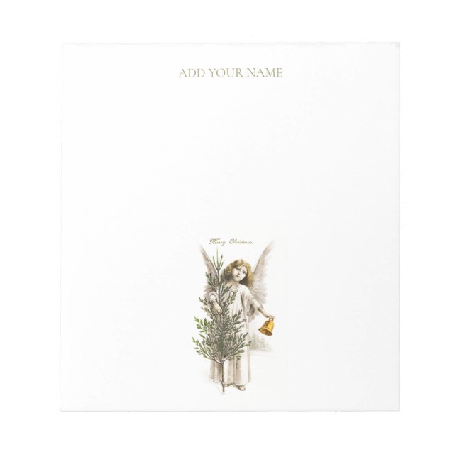 BLOCO DE NOTAS NOTEPAD: ÂNGULO NATAIS VINTAGES (Frente)