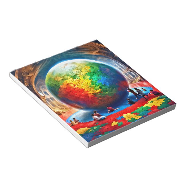 Bloco De Notas Notepad Autism (Inclinado)
