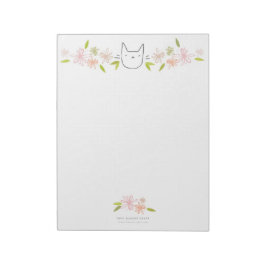 Bloco De Notas Notepad Cat XL de Jardim do Chrysanthemum