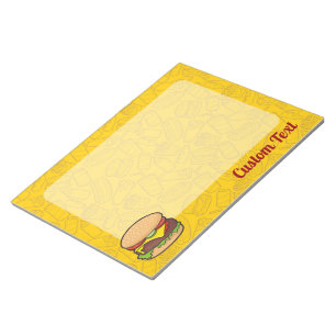 Bloco De Notas Notepad Cheeseburger