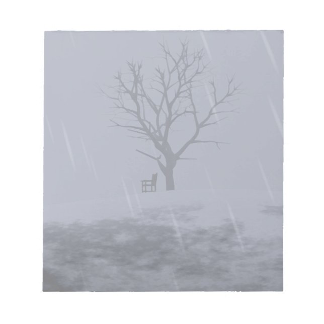 Bloco De Notas Notepad Chill de inverno (Frente)