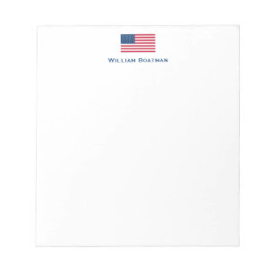 Bloco De Notas Notepad Classic American Flag