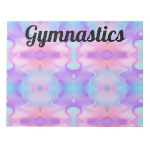 Bloco De Notas Notepad Colorida Pastel Gymnastics