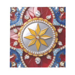 Bloco De Notas Notepad com Design moderno colombiano de cores