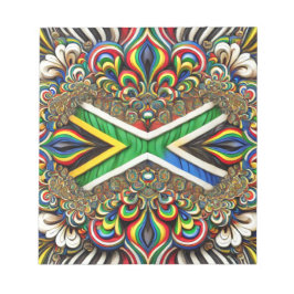 Bloco De Notas Notepad com Design moderno de cores sul-africanas