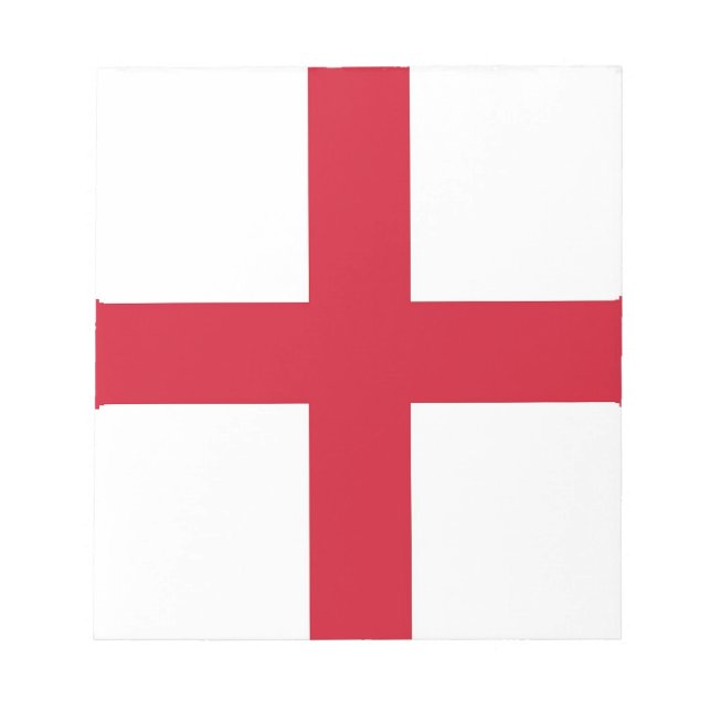 Bloco De Notas Notepad com Flag of England (Frente)