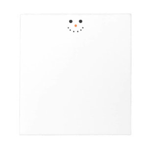 Bloco De Notas Notepad Cute Snowman