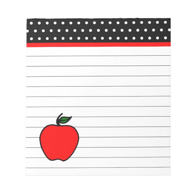 Bloco De Notas Notepad da Apple Retro (Frente)