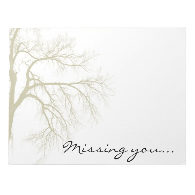 Bloco De Notas Notepad da Árvore II (Frente)