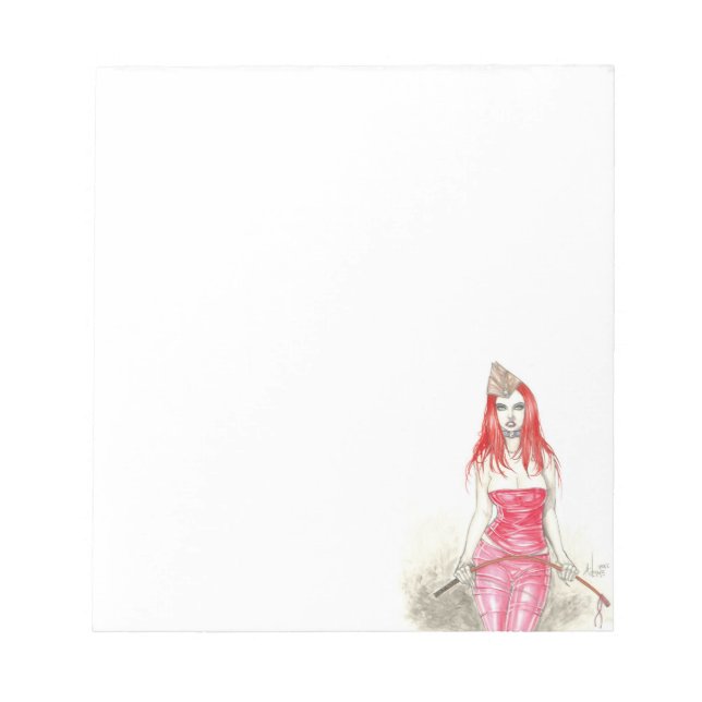 Bloco De Notas Notepad da Ascensão Red Phoenix (Frente)
