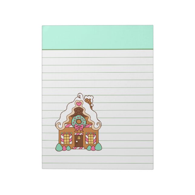 Bloco De Notas Notepad da Casa de Pão-de-Açúcar Mint (Invertido)