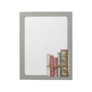 Bloco De Notas Notepad da Cinza de 11" x 8,5" 