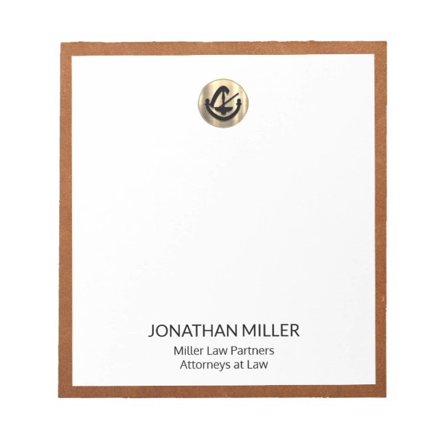 Bloco De Notas Notepad da marca profissional (Frente)