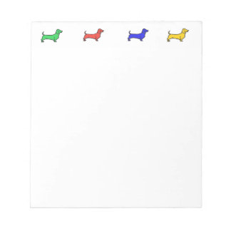 Bloco De Notas Notepad Dachshund Dapper
