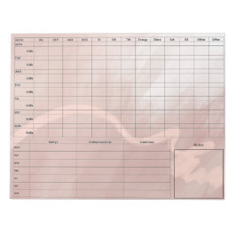 Bloco De Notas Notepad DBT Dairy Card - Rosa de 40 folhas