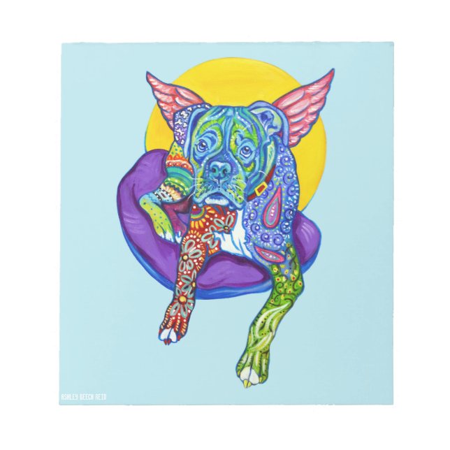 Bloco De Notas Notepad de Alebrijes Boxer (Frente)