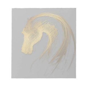 Bloco De Notas Notepad de aniversário Zodiac, ano de cavalos chin