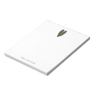 Bloco De Notas Notepad de Anthurium Personalizado