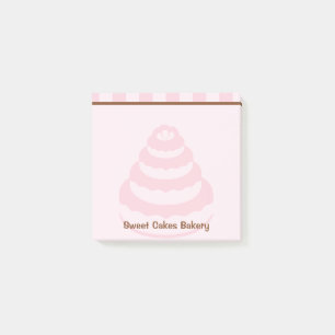 Bloco De Notas Notepad De Bolo De Bolo Rosa - Bolo Postado