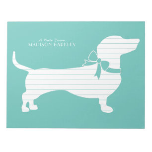 Bloco De Notas Notepad De Cachshund Wiener