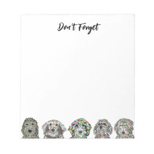 Bloco De Notas Notepad de cães