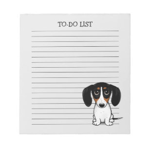 Bloco De Notas Notepad De Cão De Cãozinho Com Lata De Cãozinho