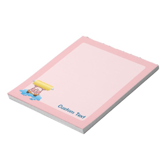 Bloco De Notas Notepad de Cartoon de Suíno de Lava (Invertido)