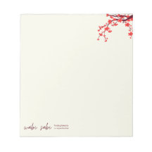 Notepad de Cherry Blossom - Sakura, Wabi sabi Note