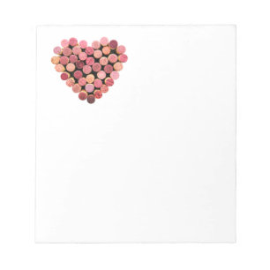 Bloco De Notas Notepad de Cortiça de Vinho
