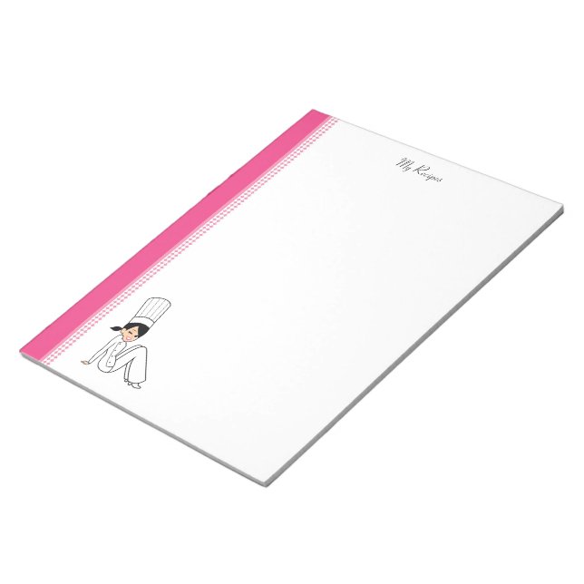 Bloco De Notas Notepad de Cozinha Personalizada com 40 Páginas (Inclinado)